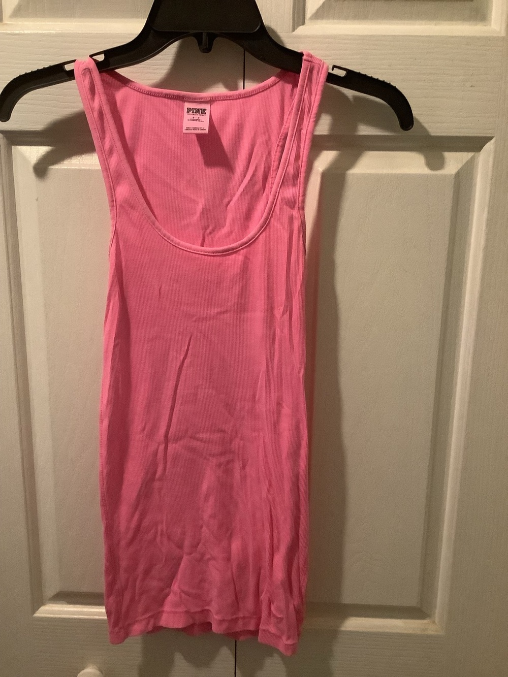Bundle of 2 PINK Victoria's Secret tank tops. Both size small.